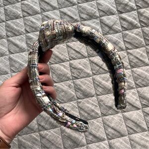 LELE SADOUGHI KNOTTED WOVEN HEADBAND